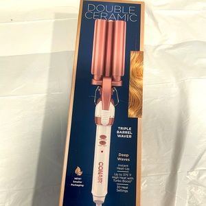 Double Ceramic Triple Barrel Waver